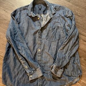 Gap jean shirt